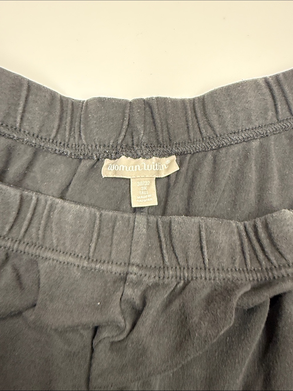 Woman Within black knit pants - Picture 1 of 4